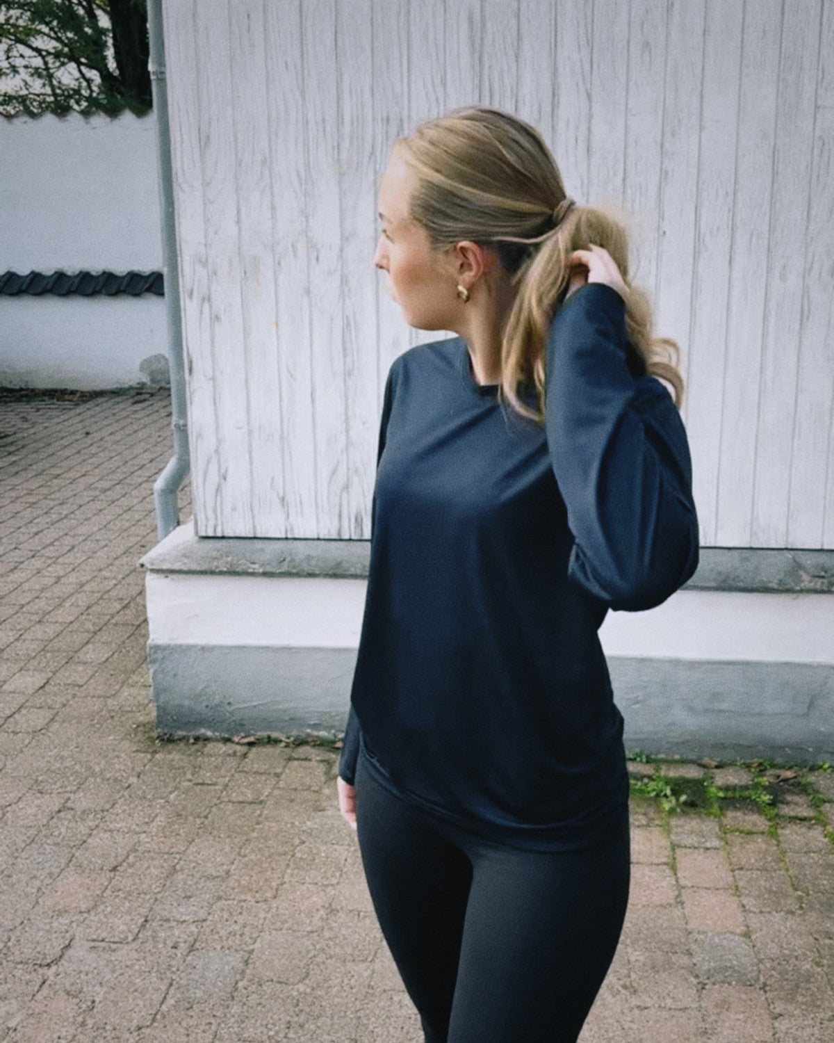 Langærmet performance t-shirt