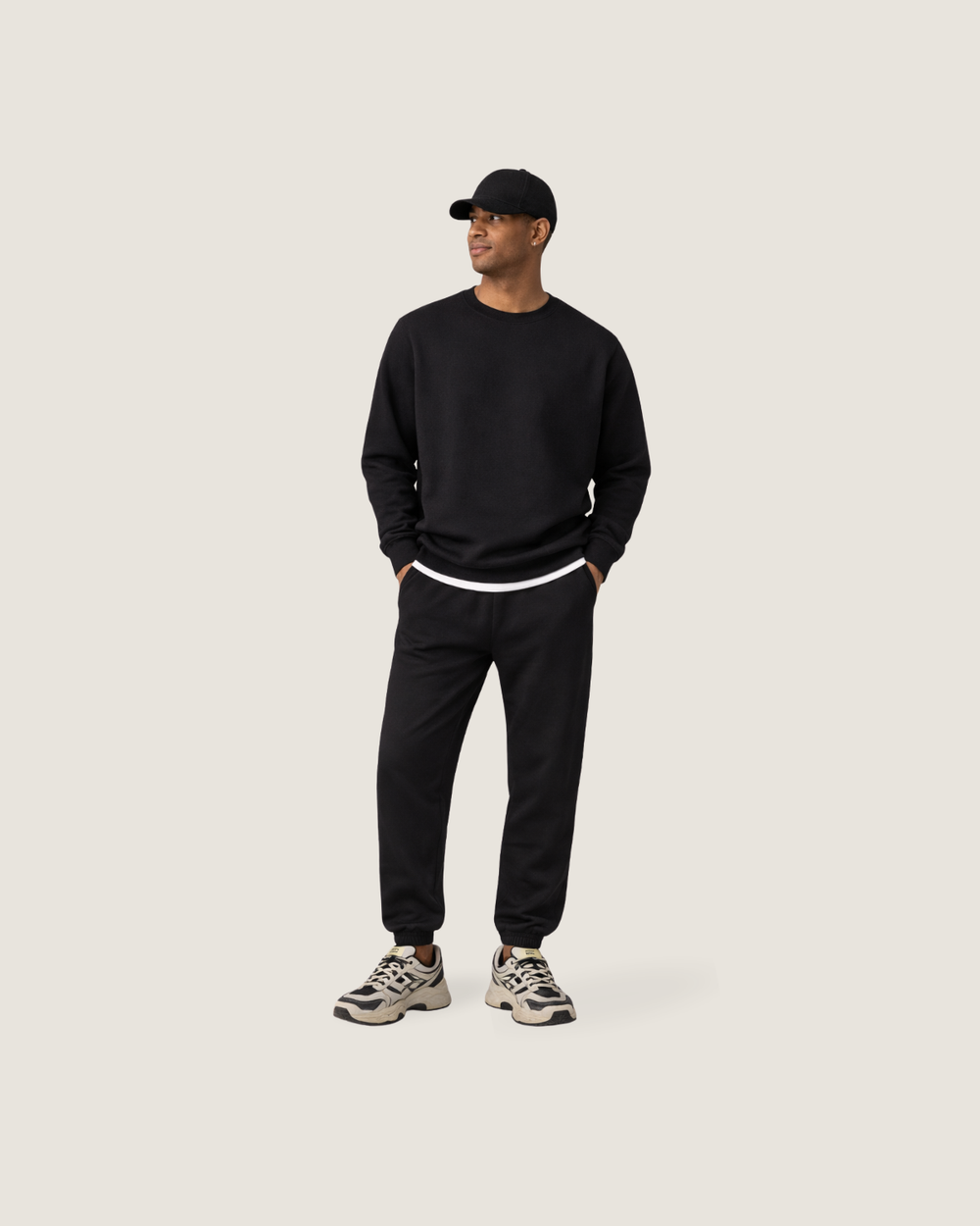 Sweatpants m. elastik