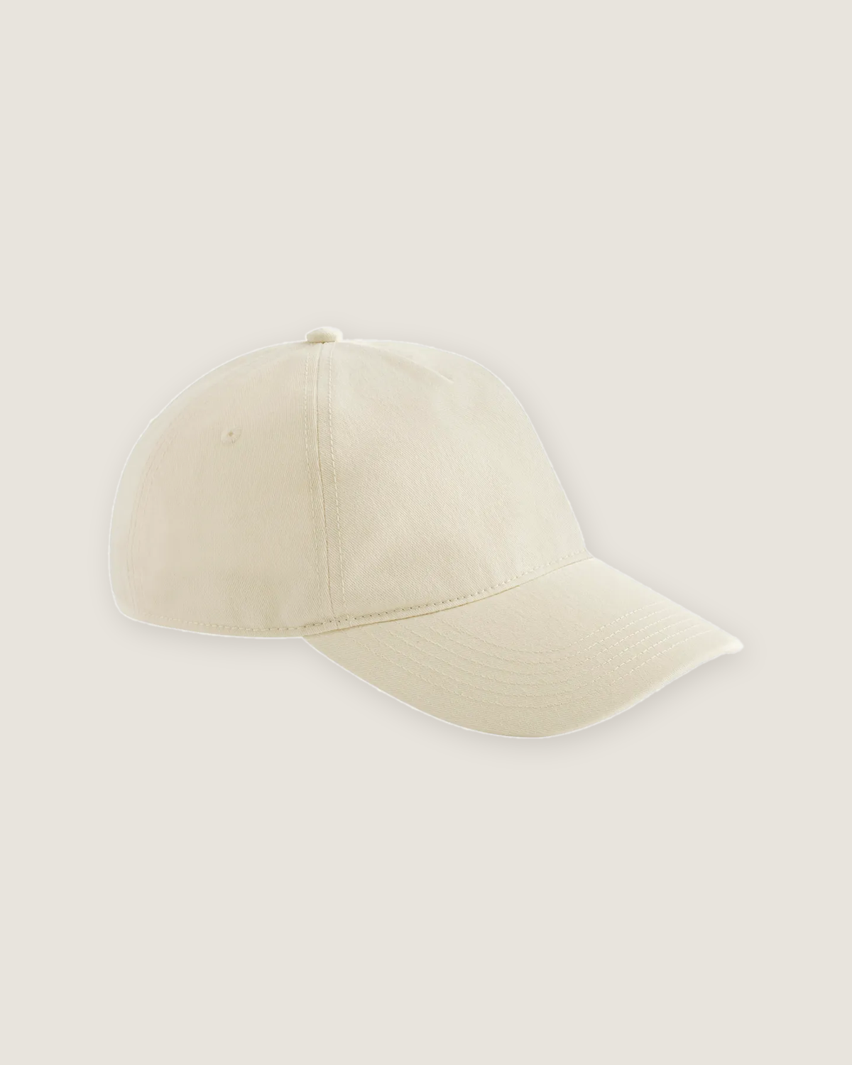 Leisure cap med logo i farven stone