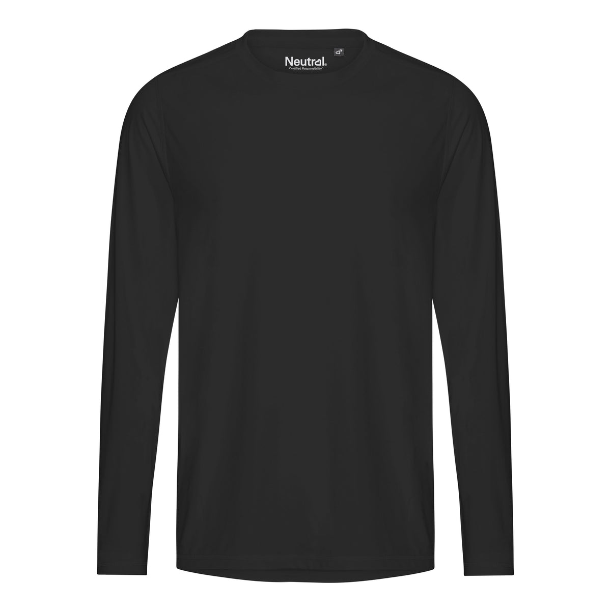 Langærmet T-shirt Sort
