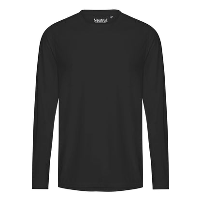Langærmet T-shirt Sort