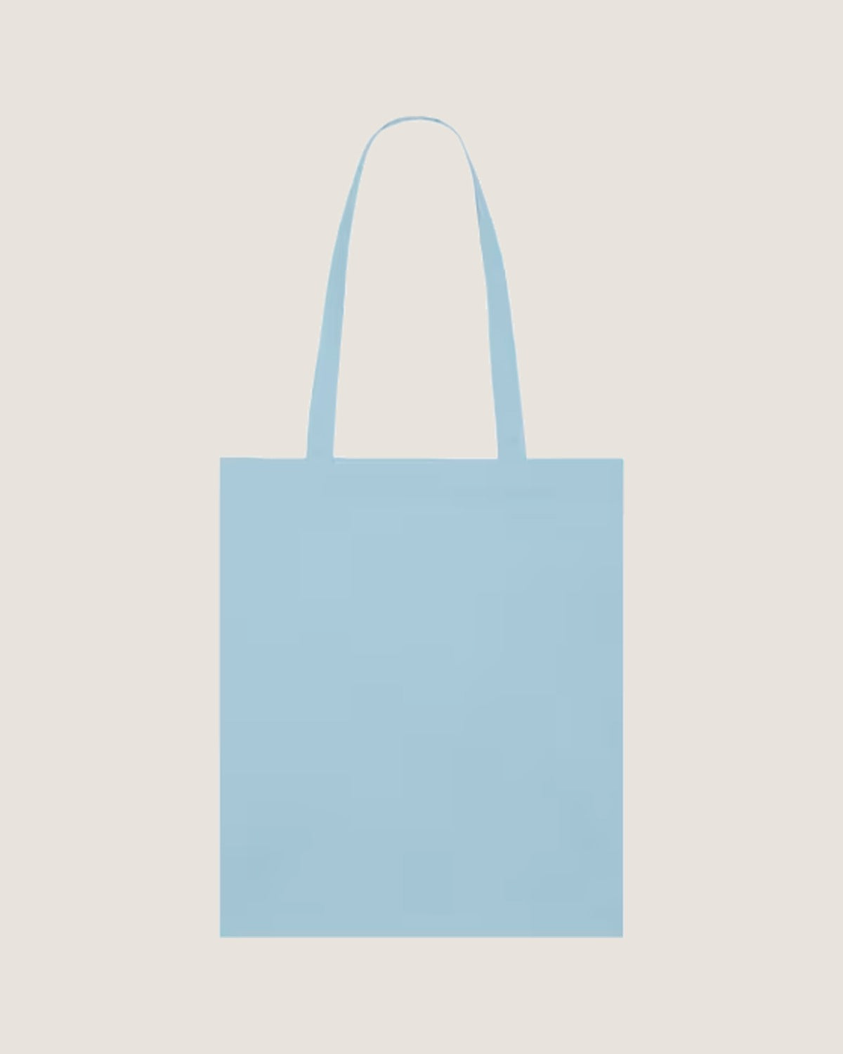 Light tote bag Lyseblå