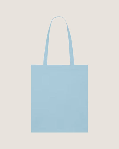 Light tote bag Lyseblå