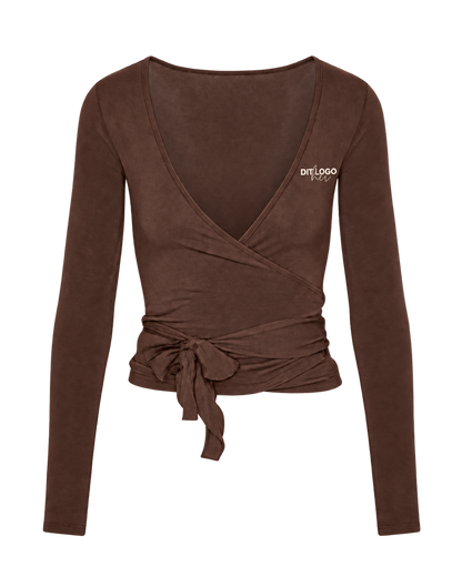 Wrap blouse